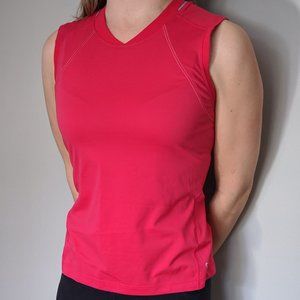Pink dry-fit tank top